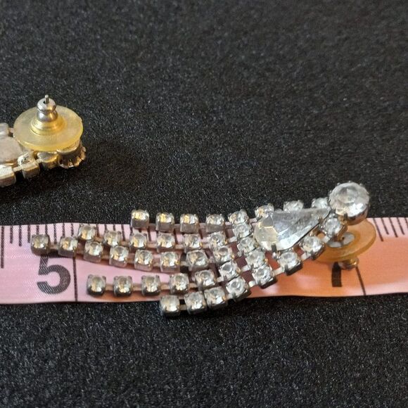 Rhinestone Bracelet and (2) Rinestone Earrings - Picture 5 of 7